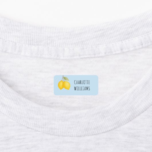 Schattigee Lemon Summer Terug naar School Kleding  Labels (Aangebracht)
