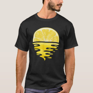 Schattigee Lemon Sunshine Sunset Fruit Beach Zomer T-shirt