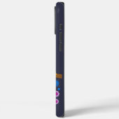 Schattigee lente Uil & aangepaste Naam Case-Mate iPhone Case (Achterkant / Links)
