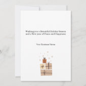 Schattigee Leuke Auto Sneeuwrijke Zakelijke Kerstm (Achterkant)