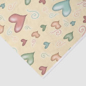 Schattigee Leuke Harten voor Baby Tissuepapier (Detail)