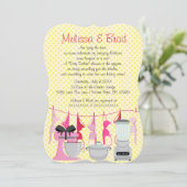 Schattigee Leuke Keuken Lingerie Bruids Douche Uit Kaart (Staand voorkant)