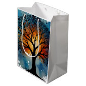 Schattigee levensboom aquarel medium cadeauzakje (Achterkant Gekanteld)