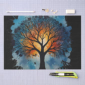 Schattigee levensboom aquarel tissuepapier (Craft)