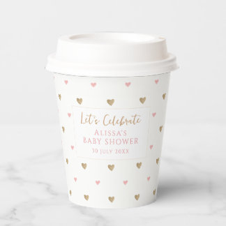 Schattigee liefde hart Baby shower koffie Papieren Bekers