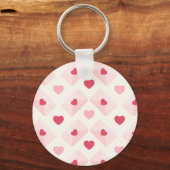 Schattigee liefde hart sleutelhanger (Voorkant)