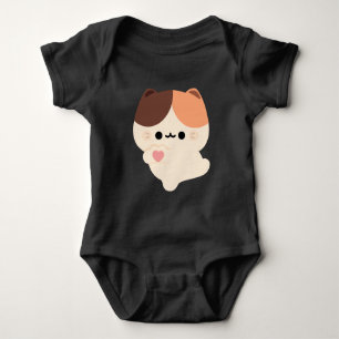 Schattigee liefde Tortie Cat Romper