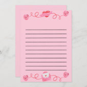 Schattigee Liefde Valentijnse Kaarten (Voorkant / Achterkant)