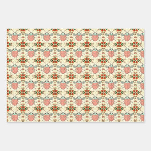 Schattigee lieveheersbeestje harten lovebug handge inpakpapier vel