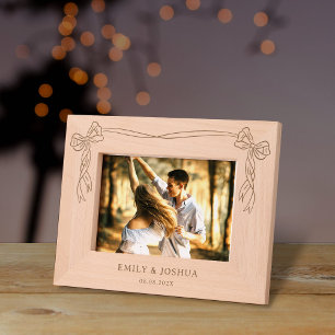 Schattigee lintboog Aangepaste naam of tekst geëts Gegraveerde Lijstjes