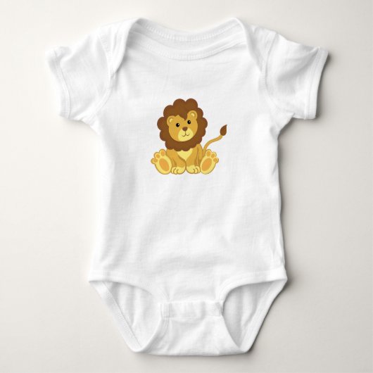 Schattigee Lion Baby kleding Romper (Voorkant)