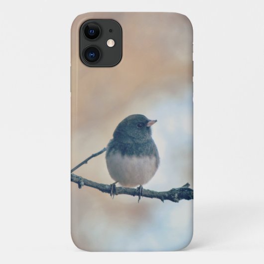 Schattigee Little Bird Dark Eyed Junco telefoonhoe Case-Mate iPhone Case (Achterkant)