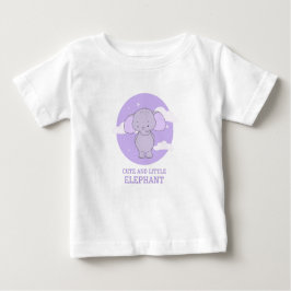 Schattigee Little Elephant Lavender Nursery Art Pr