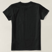 Schattigee Little Ghost Halloween zwangerschapsaan T-shirt (Design achterkant)