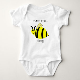 Schattigee Little Honey Yellow Bumble Bee Baby Shi Romper
