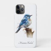 Schattigee Little Mountain Bluebird, op maat Case-Mate iPhone Case (Achterkant)