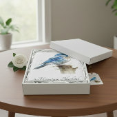 Schattigee Little Mountain Bluebird Waterverf, op  Deken