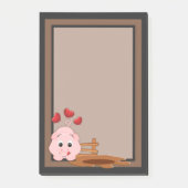 Schattigee Little Pink Piggy Post-it® Notes (Voorkant)