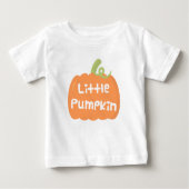 Schattigee Little Pumpkin Herfst Baby T-shirt (Voorkant)