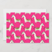 Schattigee Llama Alpaca 1e verjaardagsfeest Kinder Kaart (Achterkant)