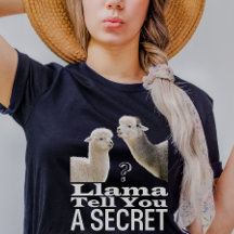 Schattigee Llama Grappige Pun Memen Memen Zwart