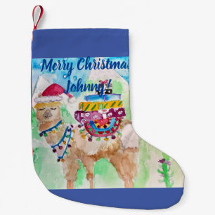 Schattigee Llama Merry Christmas Boys Kinderkous Kleine Kerstsok