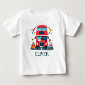 Schattigee London Double Deck Bus en Teddy Bear (Voorkant)