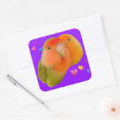 Schattigee Lovebird stickers (Envelop)