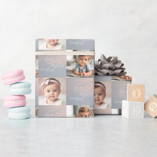 Schattigee lucht, Inspirerend live, lachen & liefd Cadeaupapier