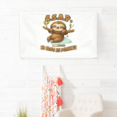Schattigee luiaard ASAP – zo traag mogelijk Classi Spandoek (Insitu)