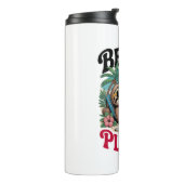 Schattigee luiaard zomertijd thermosbeker (Gedraaid links)