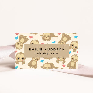 Schattigee luiaards, Kinder Play Center, Activity  Visitekaartje