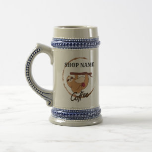 Schattigee luiaards koffie Tea custom Shop naam Bierpul