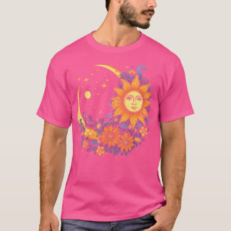 Schattigee maansterren Zonnebloem T-shirt