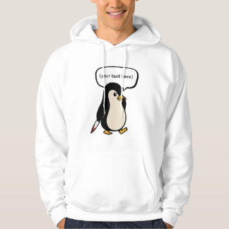 Schattigee maar ondeugende pinguïn hoodie
