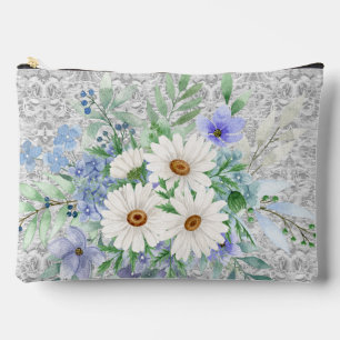 Schattigee madeliefjes & Blauw Bloemen Kosmetische Etui