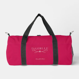 Schattigee Magenta Custom Name "Ballet Everyday" Plunjezak