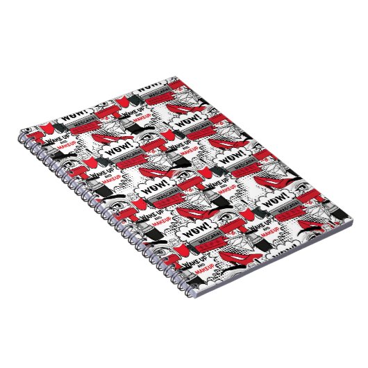 Schattigee make-up meisje kawaii beauty en glam Mo Notitieboek (Rechterzijde)