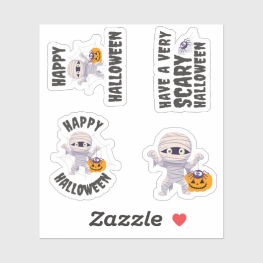 Schattigee mama halloween cheer Sticker pack (Vel)
