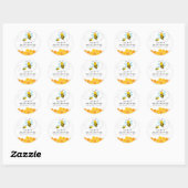 Schattigee mama om Baby shower Sticker (Vel)