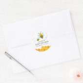 Schattigee mama om Baby shower Sticker (Envelop)