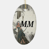 Schattigee manga fee keramisch ornament (Rechts)