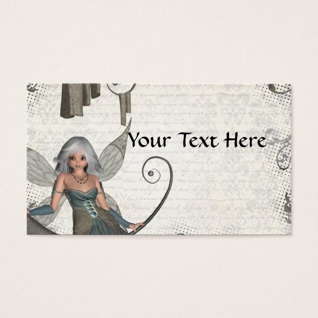 Schattigee manga fee visitekaartjes (Voorkant)