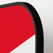 Schattigee Manga Verpleegster met Rood Haar Blauwe Pickleball Paddle (Links Detail)