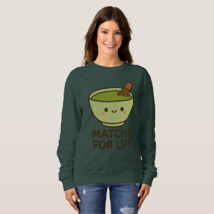 Schattigee Matcha Bowl Sticker Trui