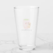 Schattigee Matcha Tea Knuffel Glas (Achterkant)