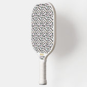 Schattigee meerkleurige luipaard print pickleball paddle (Links)