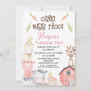 Schattigee meisjes Boerderij thema groenten Verjaa Kaart