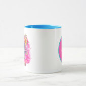 Schattigee meisjes eenhoorn toevoegen monogram cac mok (Midden)