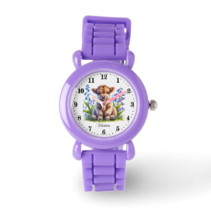 Schattigee meisjes Highland koe naam toevoegen Horloge